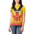 Orchids PNG Rugby Custom Women Polo Shirt Go Champions Papua New Guinea