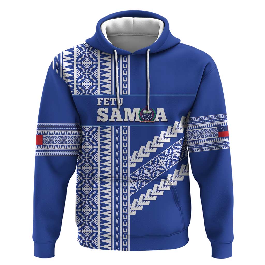 Fetu Samoa Rugby Custom Hoodie Siapo Pattern - Sporty Style