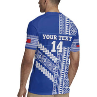 Fetu Samoa Rugby Custom Rugby Jersey Siapo Pattern - Sporty Style