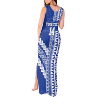 Fetu Samoa Rugby Custom Tank Maxi Dress Siapo Pattern - Sporty Style
