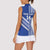 Fetu Samoa Rugby Custom Women Sleeveless Polo Shirt Siapo Pattern - Sporty Style