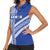 Fetu Samoa Rugby Custom Women Sleeveless Polo Shirt Siapo Pattern - Sporty Style