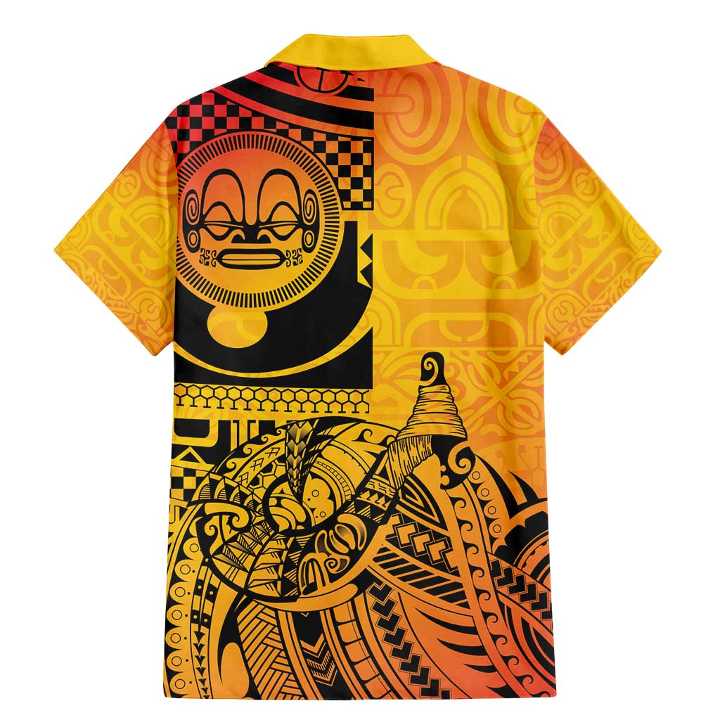 Marquesas Islands Family Matching Mermaid Dress and Hawaiian Shirt Marquesan Matatiki Fish Hook Patutiki - Polynesian Pride