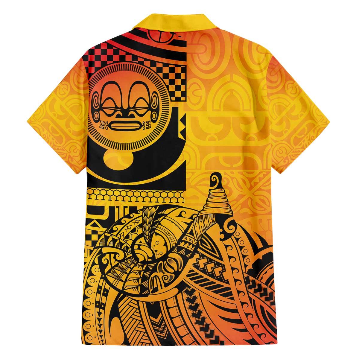 Marquesas Islands Family Matching Off The Shoulder Long Sleeve Dress and Hawaiian Shirt Marquesan Matatiki Fish Hook Patutiki - Polynesian Pride