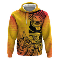 Marquesas Islands Hoodie Marquesan Matatiki Fish Hook Patutiki - Polynesian Pride