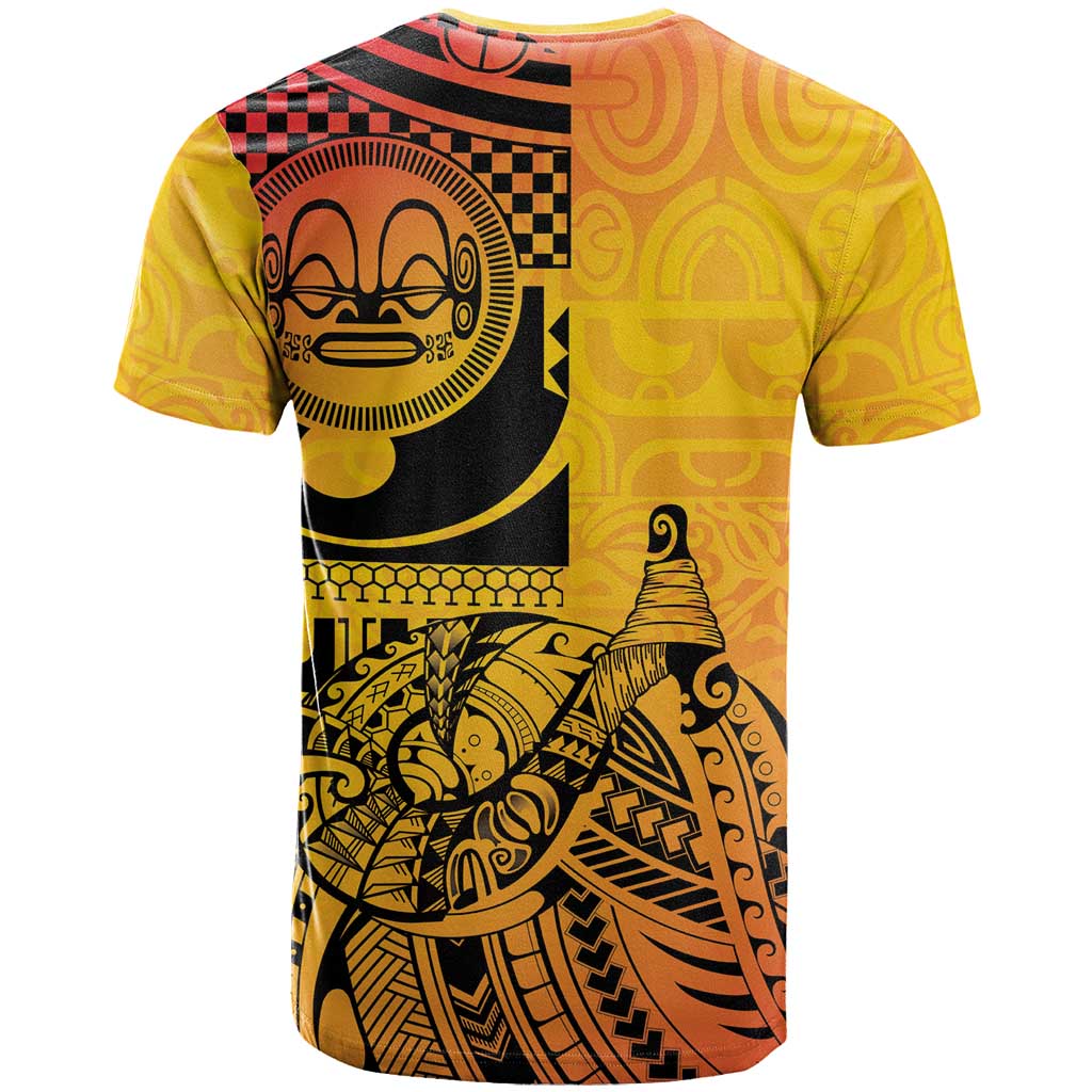 Marquesas Islands T Shirt Marquesan Matatiki Fish Hook Patutiki - Polynesian Pride