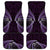 Aotearoa Pounamu Niho Car Mats Silver Fern Mix Maori Pattern - Purple