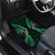 Aotearoa Pounamu Niho Car Mats Silver Fern Mix Maori Pattern - Green