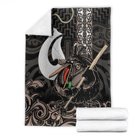Aotearoa Hei Matau Blanket Haka Kiwi Mix Maori Mangopare