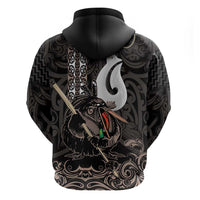 Aotearoa Hei Matau Hoodie Haka Kiwi Mix Maori Mangopare