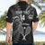 Custom New Zealand Tiki Tennis Hawaiian Shirt 2024 Aotearoa Tenehi Maori Silver Fern - Black LT14 - Polynesian Pride