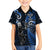 New Zealand Tiki Tennis Hawaiian Shirt 2024 Aotearoa Tenehi Maori Silver Fern - Blue LT14 - Polynesian Pride