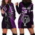 Custom New Zealand Tiki Tennis Hoodie Dress 2024 Aotearoa Tenehi Maori Silver Fern - Purple LT14 - Polynesian Pride