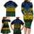 Halo Olaketa Solomon Islands Family Matching Long Sleeve Bodycon Dress and Hawaiian Shirt Melanesian Tribal Pattern Gradient Version LT14 - Polynesian Pride