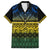 Halo Olaketa Solomon Islands Family Matching Long Sleeve Bodycon Dress and Hawaiian Shirt Melanesian Tribal Pattern Gradient Version LT14 Dad's Shirt - Short Sleeve Black - Polynesian Pride