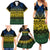 Halo Olaketa Solomon Islands Family Matching Summer Maxi Dress and Hawaiian Shirt Melanesian Tribal Pattern Gradient Version LT14 - Polynesian Pride