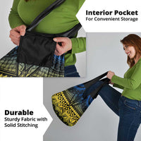 Halo Olaketa Solomon Islands Grocery Bag Melanesian Tribal Pattern Gradient Version