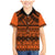 Halo Olaketa Solomon Islands Family Matching Mermaid Dress and Hawaiian Shirt Melanesian Tribal Pattern Orange Version LT14 Son's Shirt Orange - Polynesian Pride