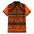 Halo Olaketa Solomon Islands Hawaiian Shirt Melanesian Tribal Pattern Orange Version LT14 - Polynesian Pride