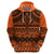 Halo Olaketa Solomon Islands Hoodie Melanesian Tribal Pattern Orange Version LT14 - Polynesian Pride