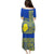 Fakaalofa Lahi Atu Niue Family Matching Puletasi and Hawaiian Shirt Niuean Map With Hiapo Pattern Blue Version LT14 - Polynesian Pride