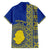 Fakaalofa Lahi Atu Niue Hawaiian Shirt Niuean Map With Hiapo Pattern Blue Version LT14 - Polynesian Pride