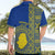 Fakaalofa Lahi Atu Niue Hawaiian Shirt Niuean Map With Hiapo Pattern Blue Version LT14 - Polynesian Pride