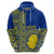 Fakaalofa Lahi Atu Niue Zip Hoodie Niuean Map With Hiapo Pattern Blue Version LT14 - Polynesian Pride