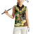 Hawaii Saint Patrick's Day Women Sleeveless Polo Shirt Ukulele Leprechaun Hau'Oli Maoli Oe!