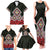Kia Ora Aotearoa Family Matching Tank Maxi Dress and Hawaiian Shirt 2025 Pasifika Maori Taniko Motifs