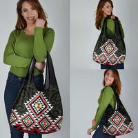 Kia Ora Aotearoa Grocery Bag 2025 Pasifika Maori Taniko Motifs