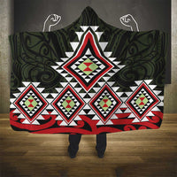 Kia Ora Aotearoa Hooded Blanket 2025 Pasifika Maori Taniko Motifs