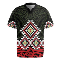 Kia Ora Aotearoa Rugby Jersey 2025 Pasifika Maori Taniko Motifs