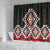 Kia Ora Aotearoa Shower Curtain 2025 Pasifika Maori Taniko Motifs