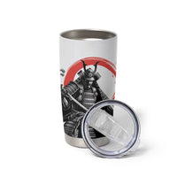 Japanese Samurai Warrior Enso Tumbler Cup Japan Pagoda Sakura Watercolor - Polynesian Pride