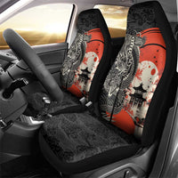 Japanese Dragon Katana Enso Car Seat Cover Japan Pagoda Seamless Cloud - Polynesian Pride