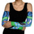 New Zealand Chatham Islands Arm Sleeves Wharekauri Forget Me Not With Black Robin - Polynesian Pride