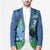 New Zealand Chatham Islands Blazer Wharekauri Forget Me Not With Black Robin - Polynesian Pride