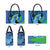 New Zealand Chatham Islands Leather Bag Wharekauri Forget Me Not With Black Robin - Polynesian Pride