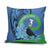 New Zealand Chatham Islands Pillow Cover Wharekauri Forget Me Not With Black Robin - Polynesian Pride