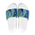New Zealand Chatham Islands Slide Sandals Wharekauri Forget Me Not With Black Robin - Polynesian Pride