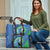 New Zealand Chatham Islands Travel Bag Wharekauri Forget Me Not With Black Robin - Polynesian Pride