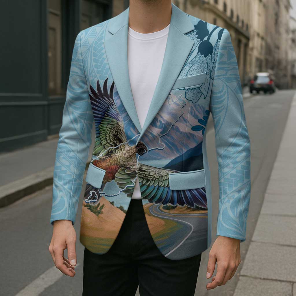 New Zealand South Island Blazer Te Waipounamu Aoraki Kea Bird - Polynesian Pride