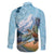 New Zealand South Island Family Matching Mermaid Dress and Hawaiian Shirt Te Waipounamu Aoraki Kea Bird