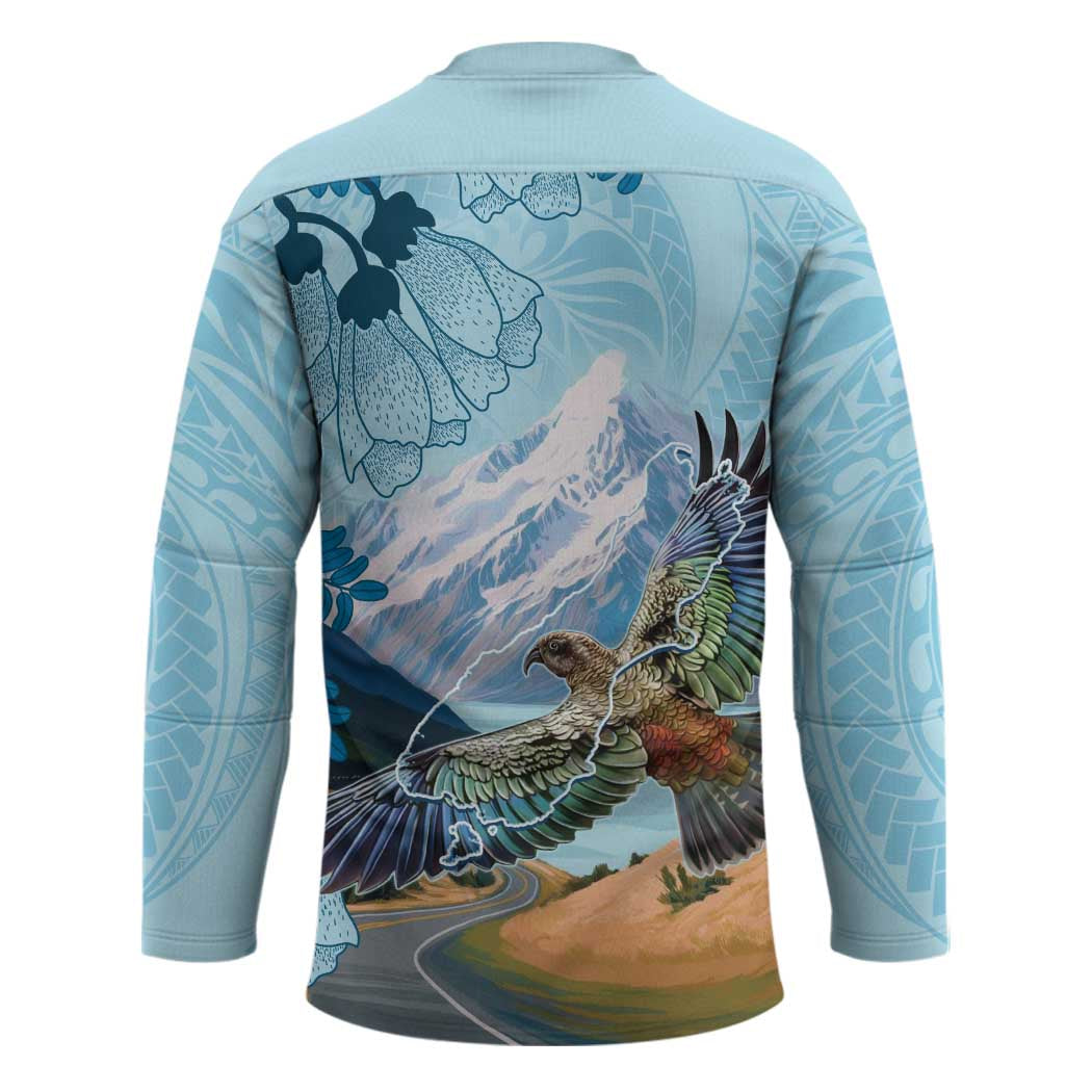 New Zealand South Island Hockey Jersey Te Waipounamu Aoraki Kea Bird - Polynesian Pride