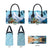 New Zealand South Island Leather Bag Te Waipounamu Aoraki Kea Bird - Polynesian Pride