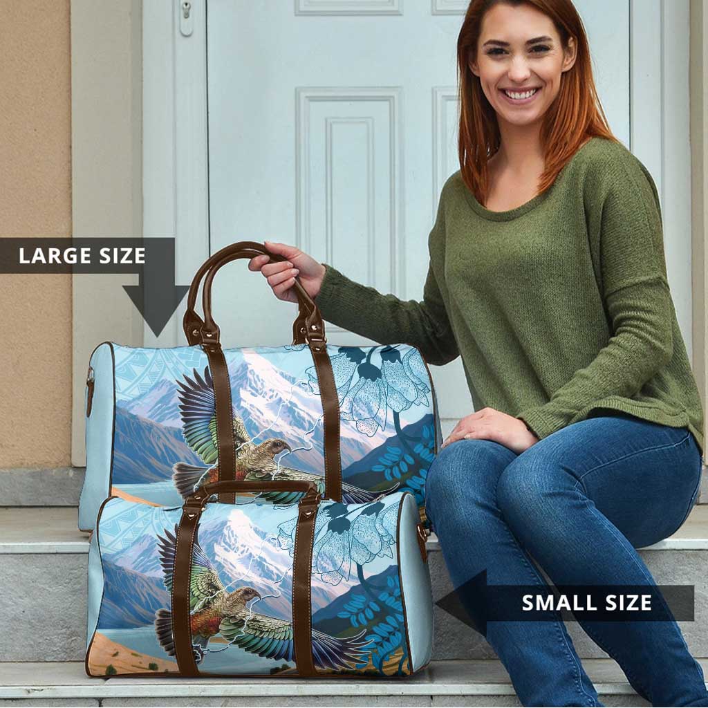 New Zealand South Island Travel Bag Te Waipounamu Aoraki Kea Bird - Polynesian Pride