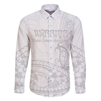 Polynesia Brain Cancer Awareness Family Matching Tank Maxi Dress and Hawaiian Shirt In May We Wear Grey