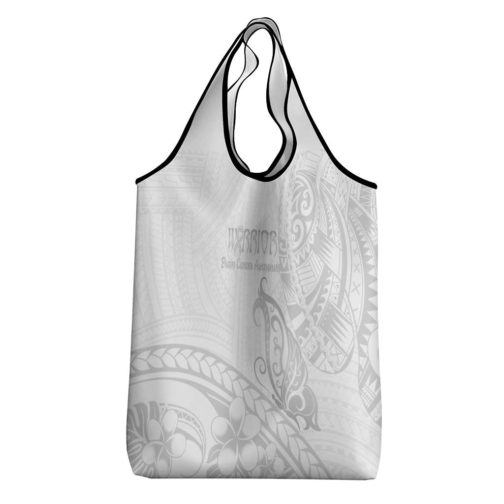 Polynesia Brain Cancer Awareness Grocery Bag In May We Wear Grey