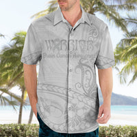 Polynesia Brain Cancer Awareness Hawaiian Shirt In May We Wear Grey